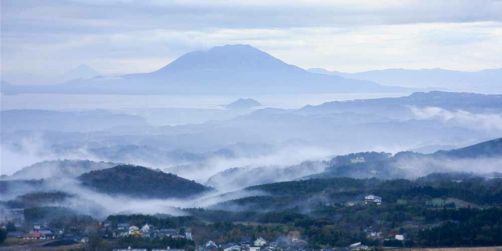 客室からは雄大な景色